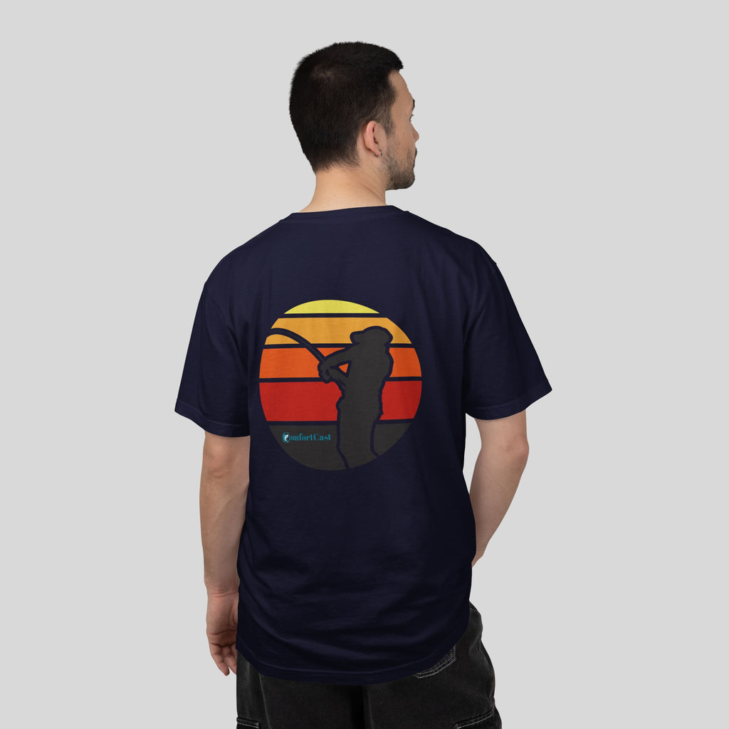 Fishing Sunset Graphic Tee — Unisex T-Shirt