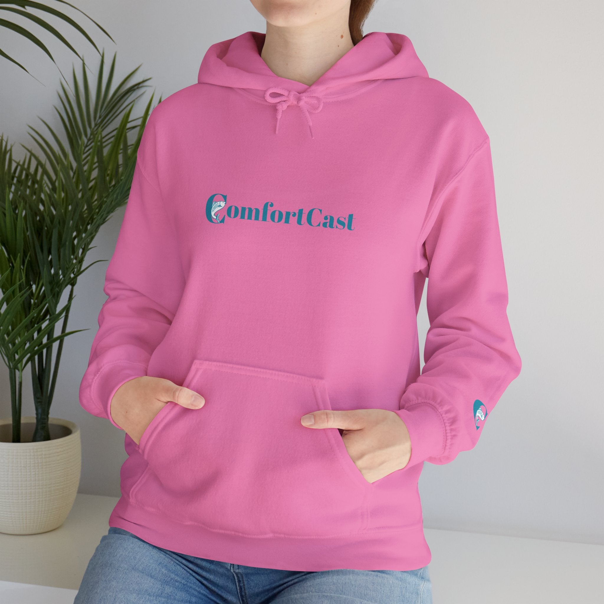 ComfortCast Logo Hoodie — Minimalist Unisex Hooded Sweatshirt