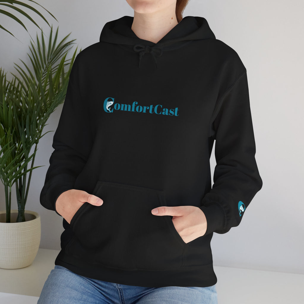 ComfortCast Logo Hoodie — Minimalist Unisex Hooded Sweatshirt