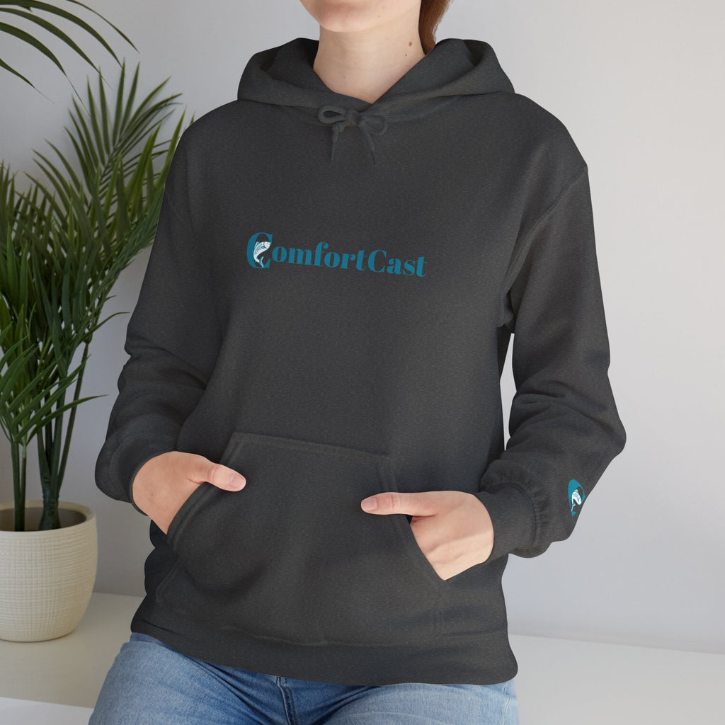ComfortCast Logo Hoodie — Minimalist Unisex Hooded Sweatshirt