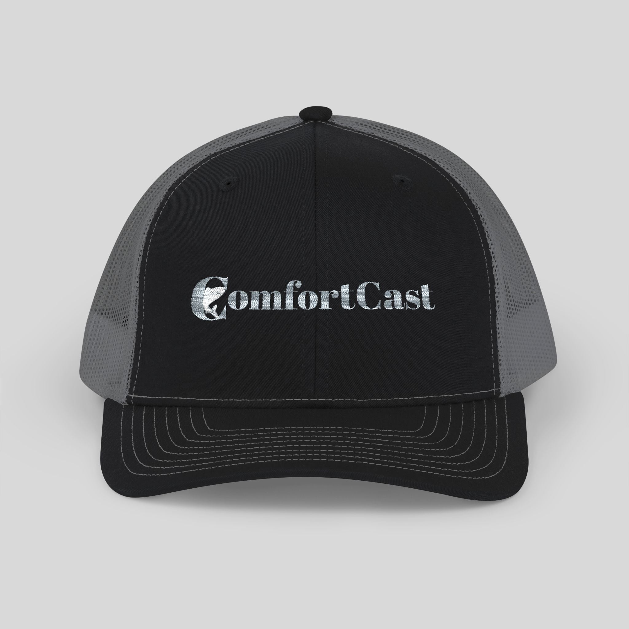 Trucker Cap — 'ComfortCast' Embroidered Mesh Snapback