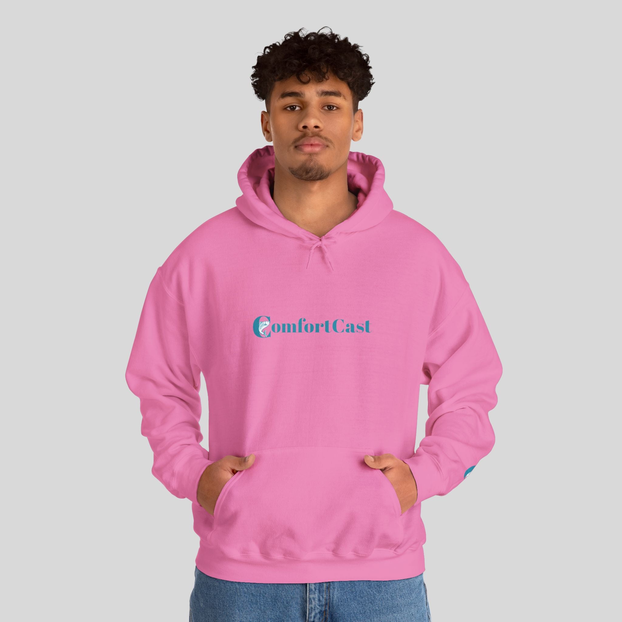 ComfortCast Logo Hoodie — Minimalist Unisex Hooded Sweatshirt