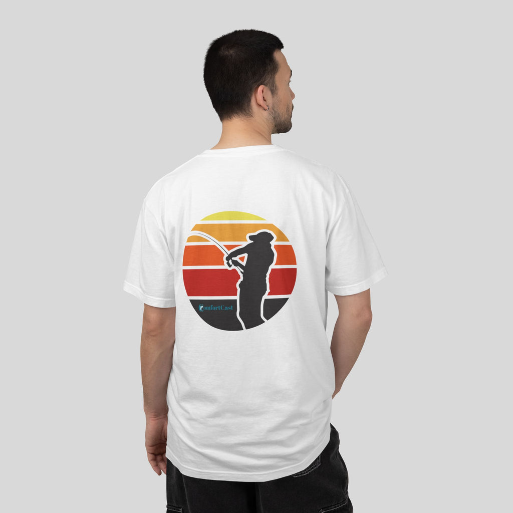Fishing Sunset Graphic Tee — Unisex T-Shirt