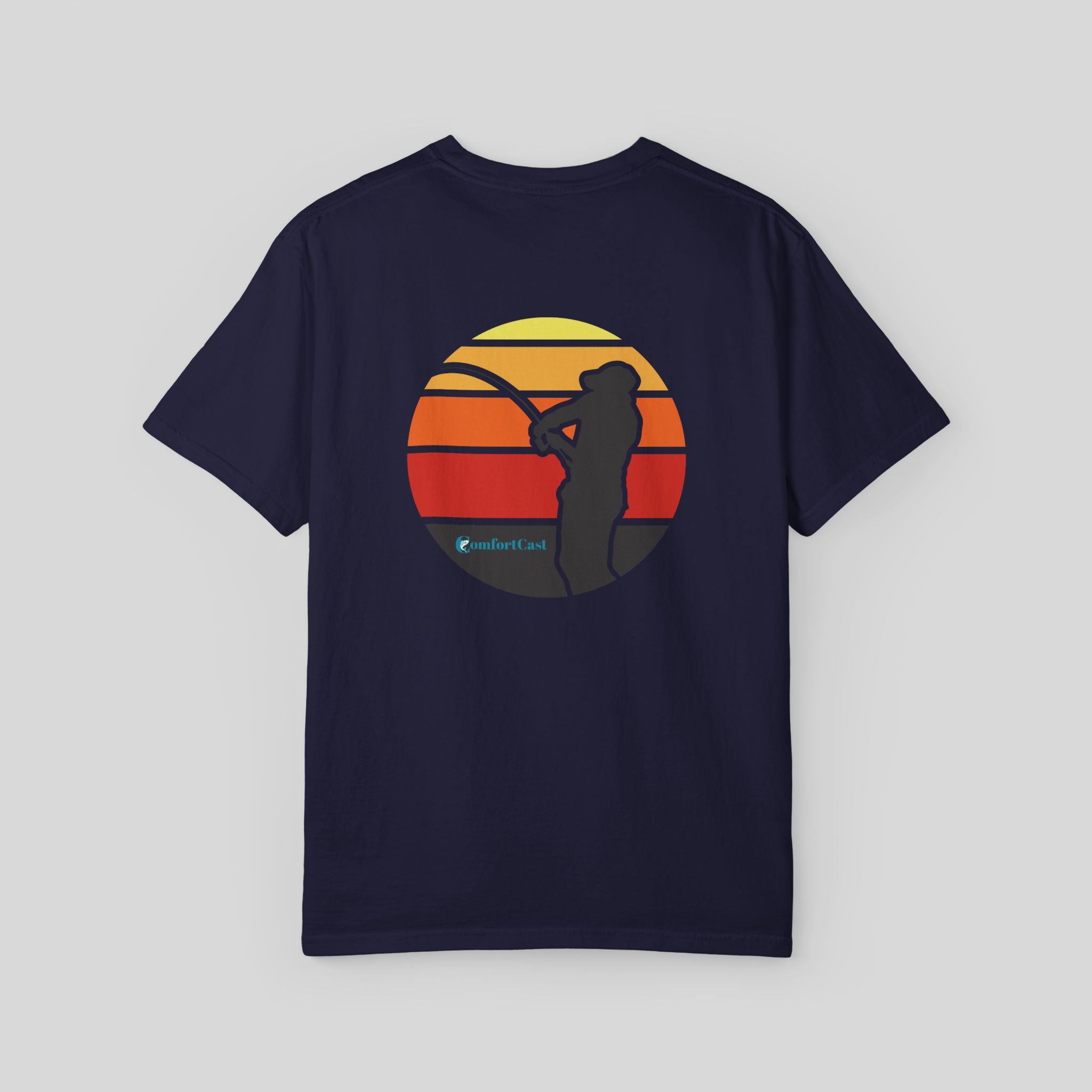 Fishing Sunset Graphic Tee — Unisex T-Shirt