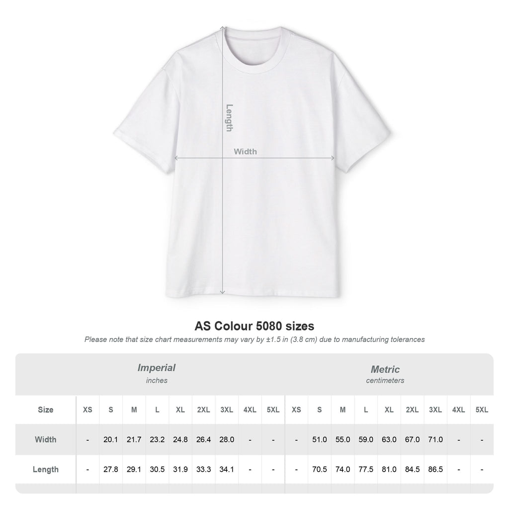 Lone Angler Oversized Men's Graphic T-Shirt