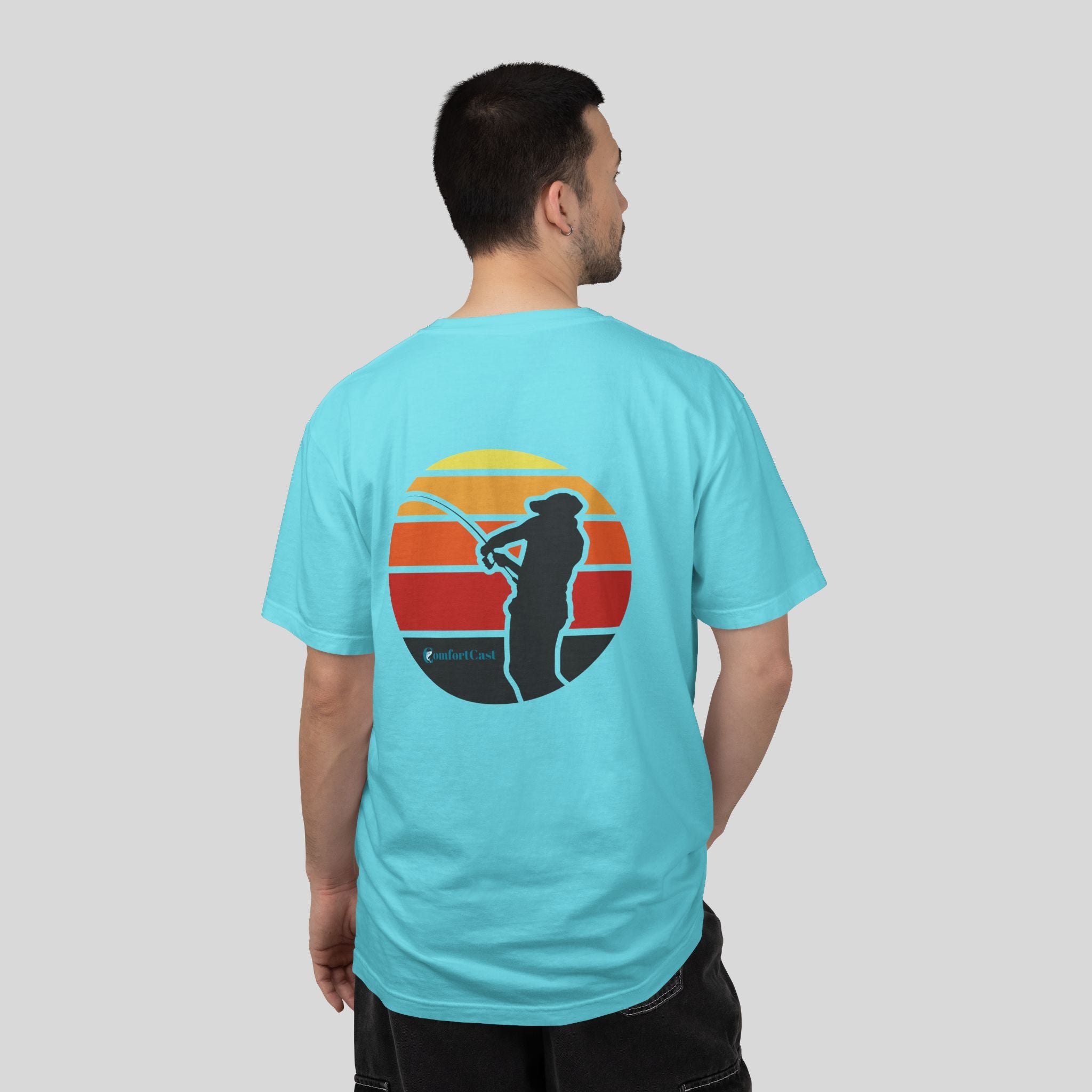 Fishing Sunset Graphic Tee — Unisex T-Shirt