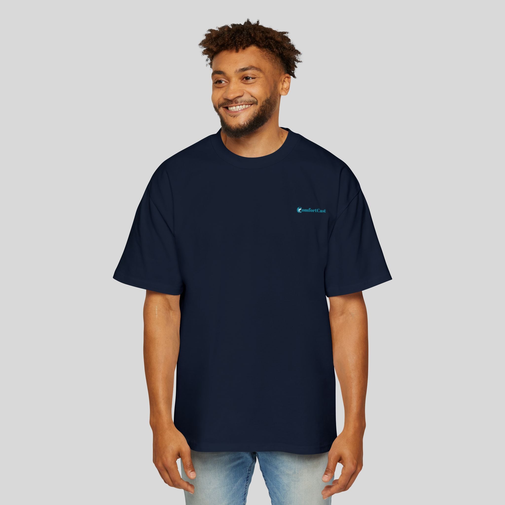 Men’s Oversized Bass Fishing American Flag Tee