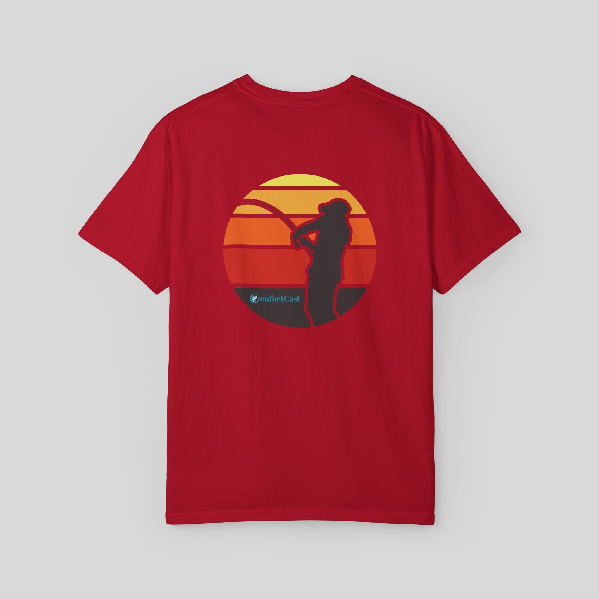 Fishing Sunset Graphic Tee — Unisex T-Shirt