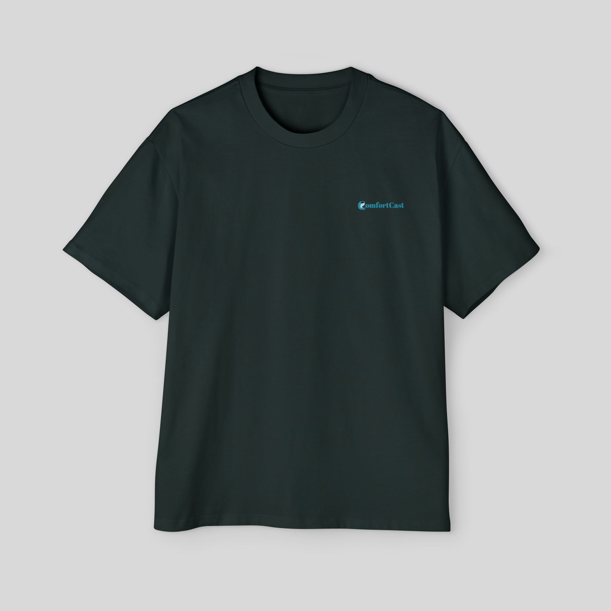Lone Angler Oversized Men's Graphic T-Shirt