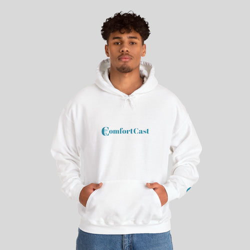 ComfortCast Logo Hoodie — Minimalist Unisex Hooded Sweatshirt