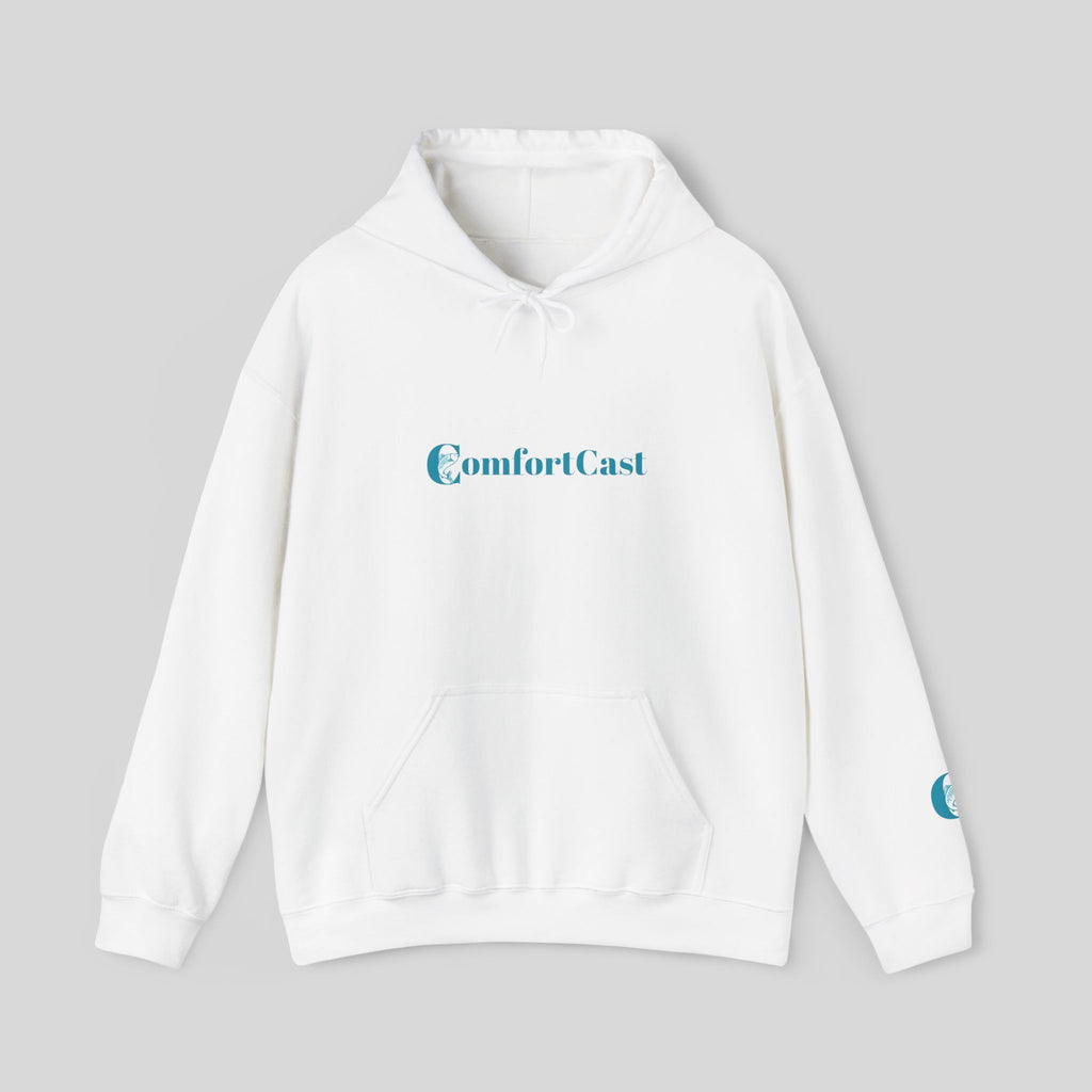ComfortCast Logo Hoodie — Minimalist Unisex Hooded Sweatshirt