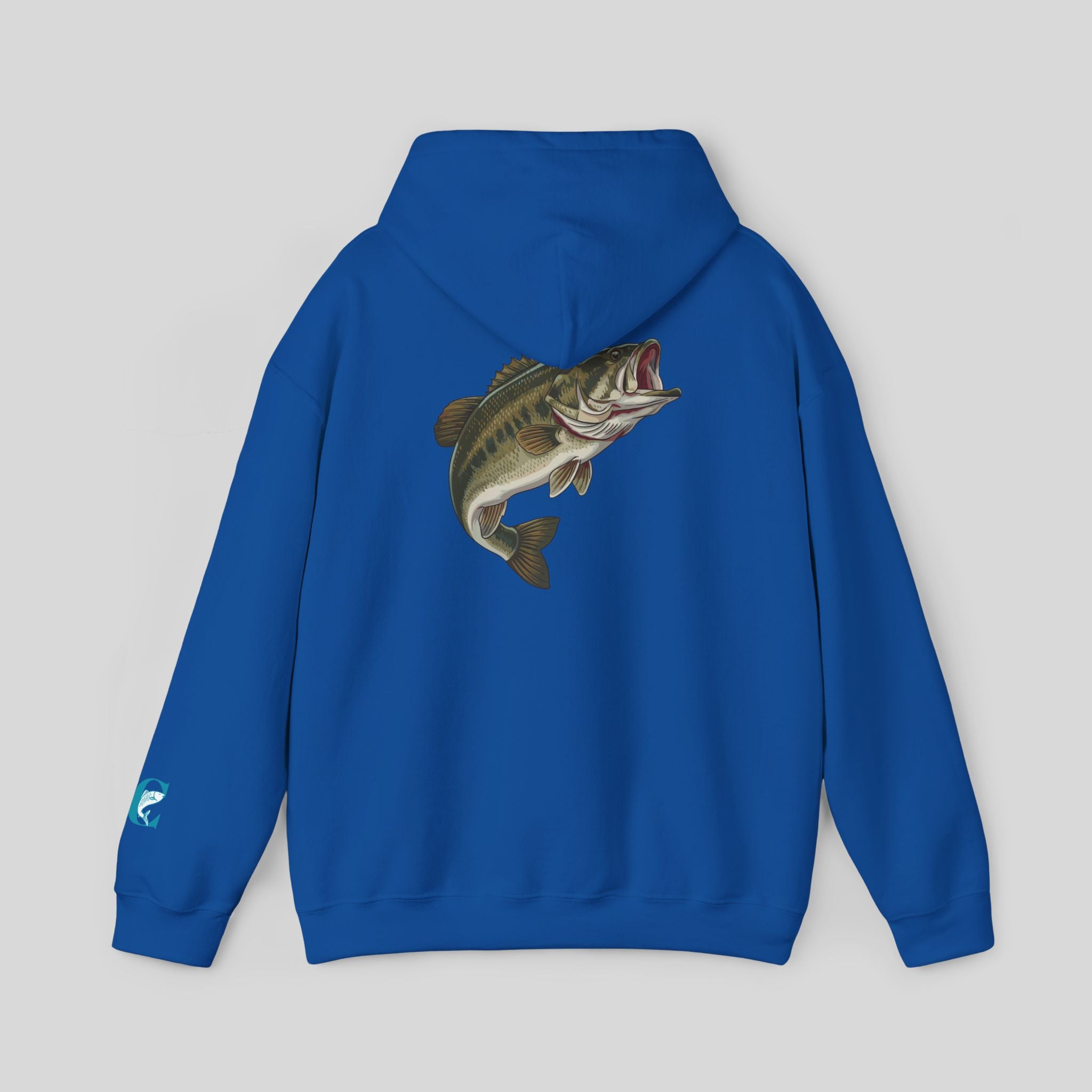 Bass Fishing Hoodie – Largemouth Bass Graphic Hooded Sweatshirt