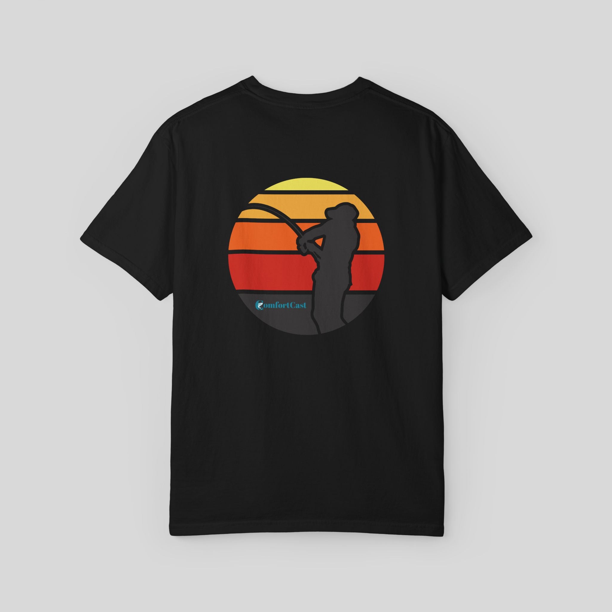 Fishing Sunset Graphic Tee — Unisex T-Shirt