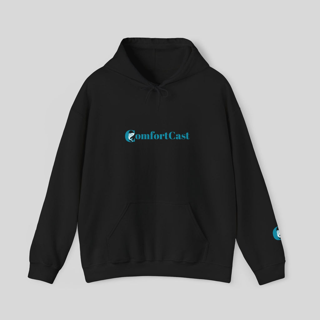 ComfortCast Logo Hoodie — Minimalist Unisex Hooded Sweatshirt