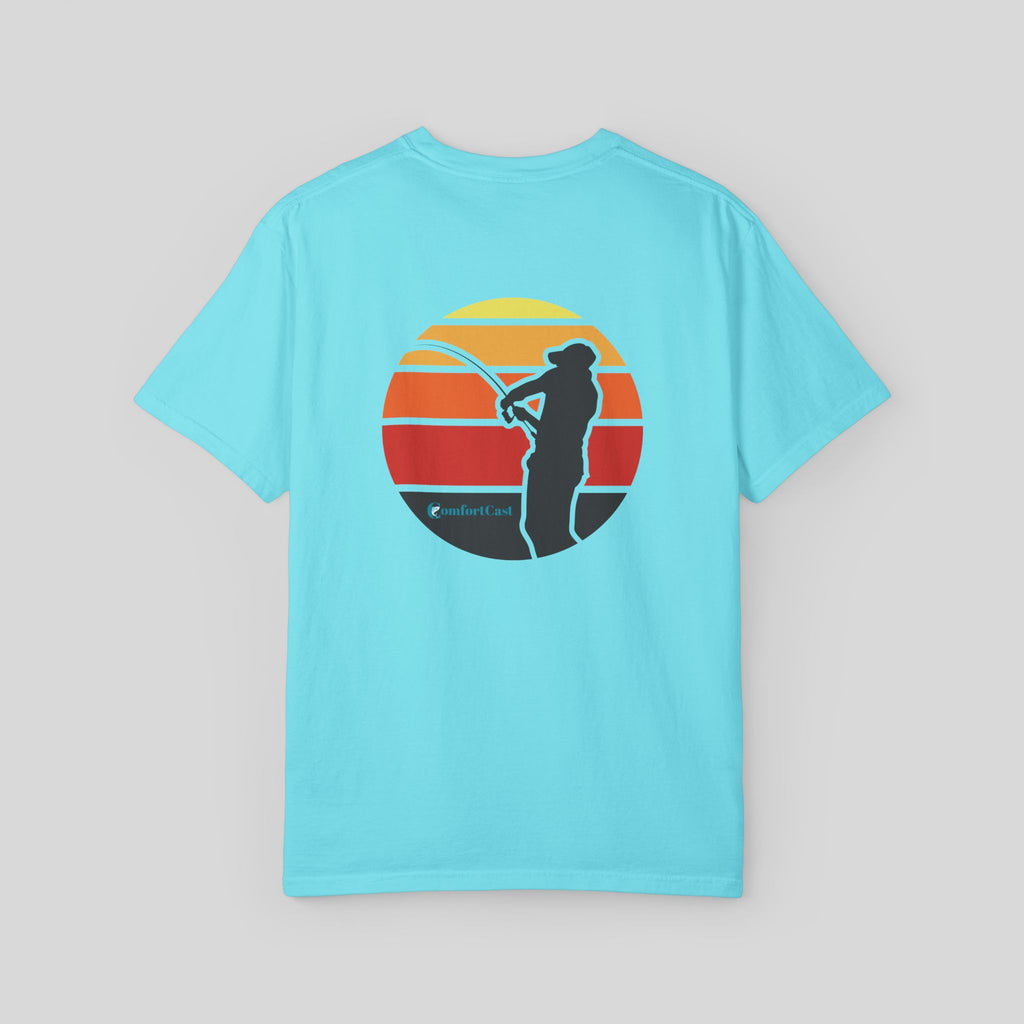 Fishing Sunset Graphic Tee — Unisex T-Shirt