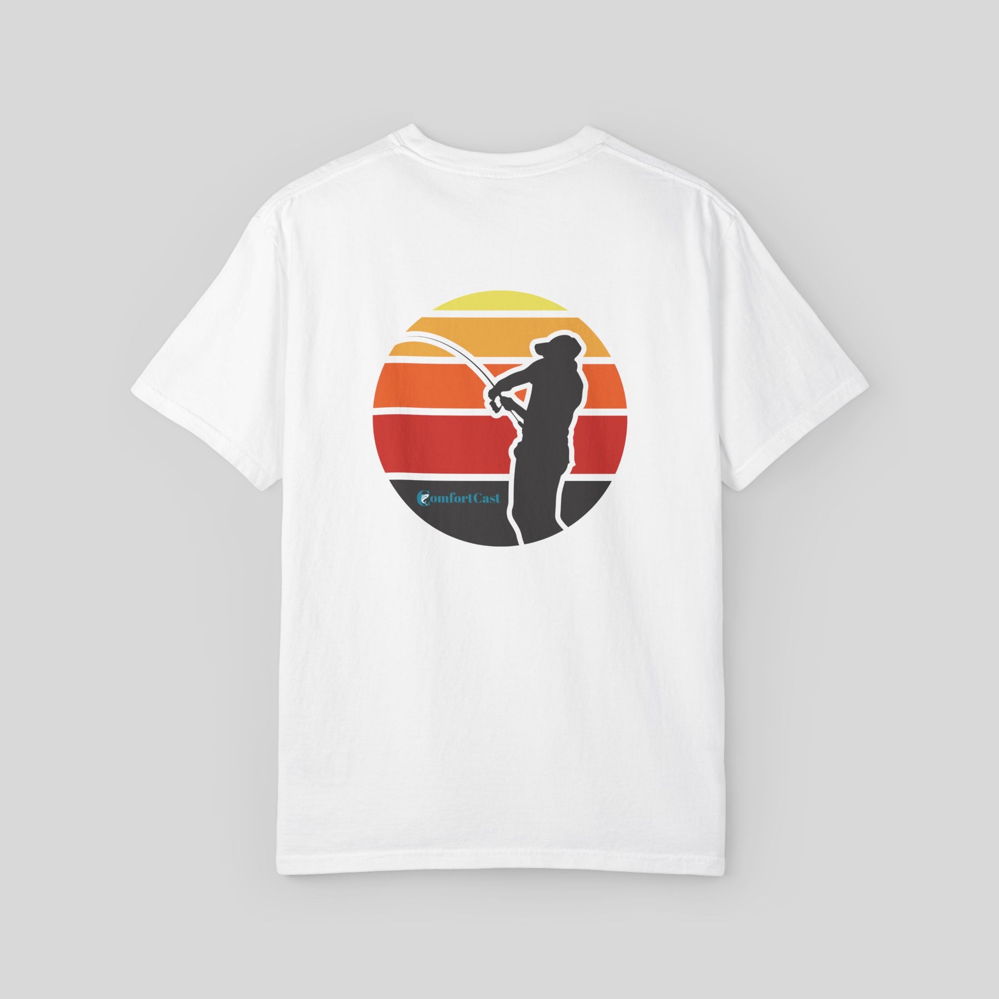 Fishing Sunset Graphic Tee — Unisex T-Shirt