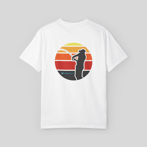 Fishing Sunset Graphic Tee — Unisex T-Shirt