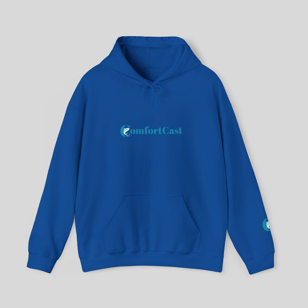 ComfortCast Logo Hoodie — Minimalist Unisex Hooded Sweatshirt