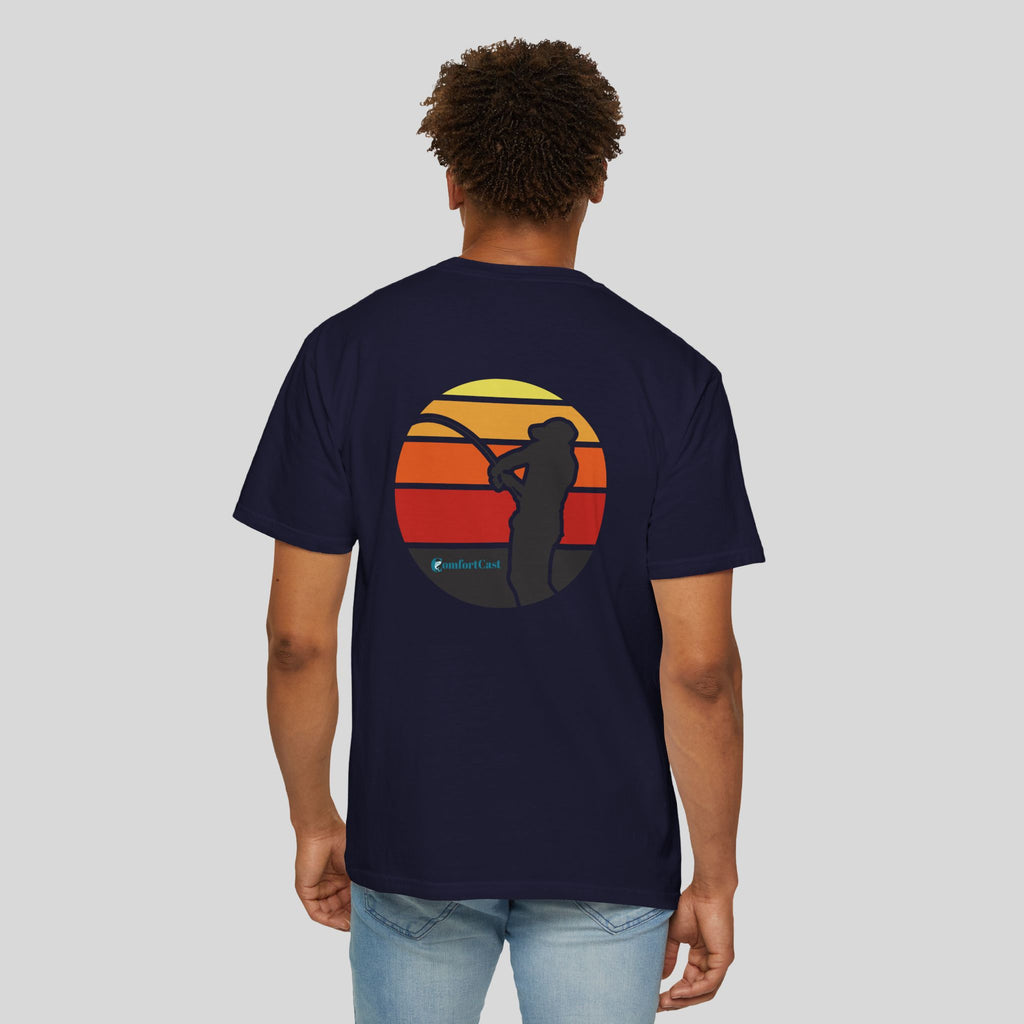 Fishing Sunset Graphic Tee — Unisex T-Shirt