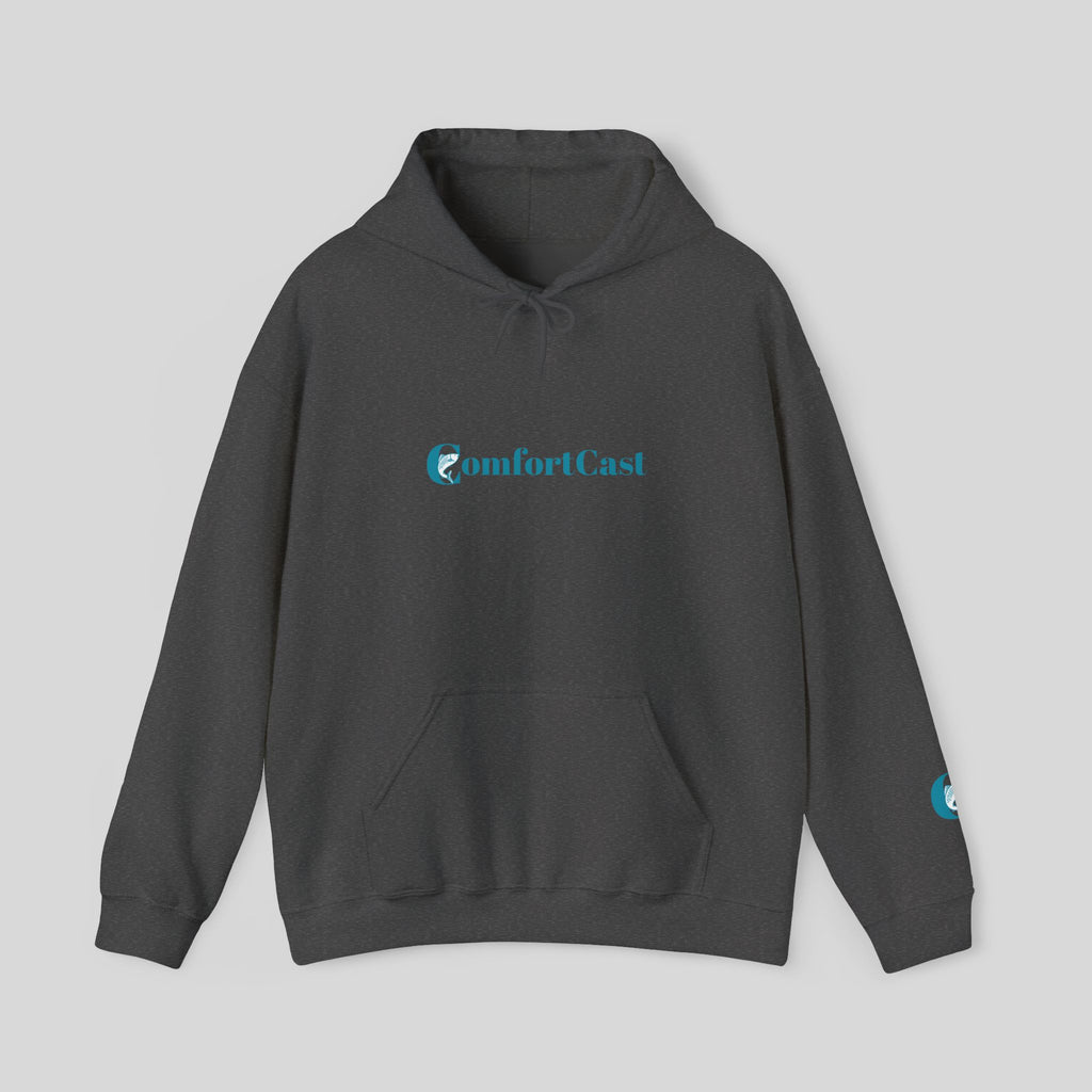 ComfortCast Logo Hoodie — Minimalist Unisex Hooded Sweatshirt