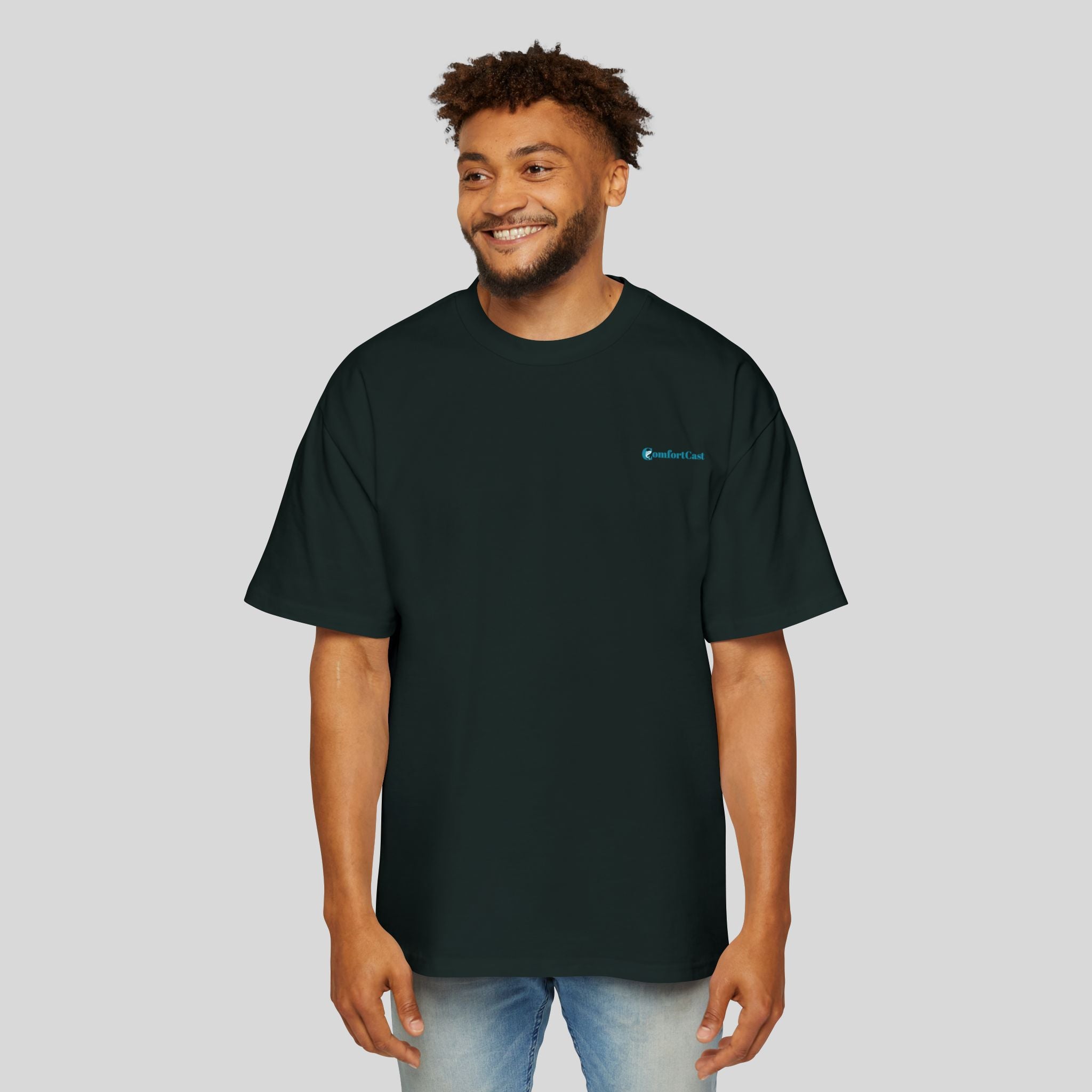 Men’s Oversized Bass Fishing American Flag Tee