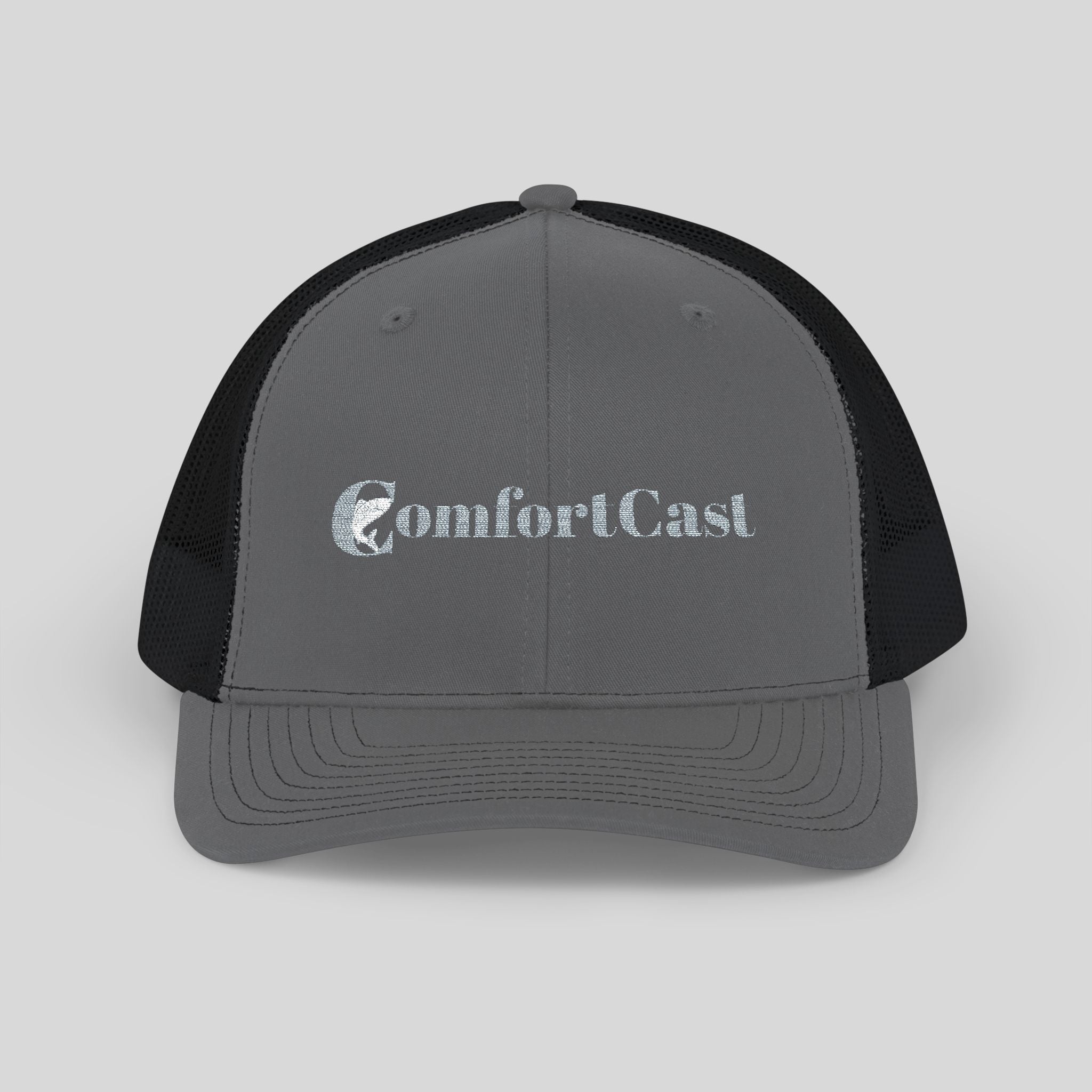 Trucker Cap — 'ComfortCast' Embroidered Mesh Snapback