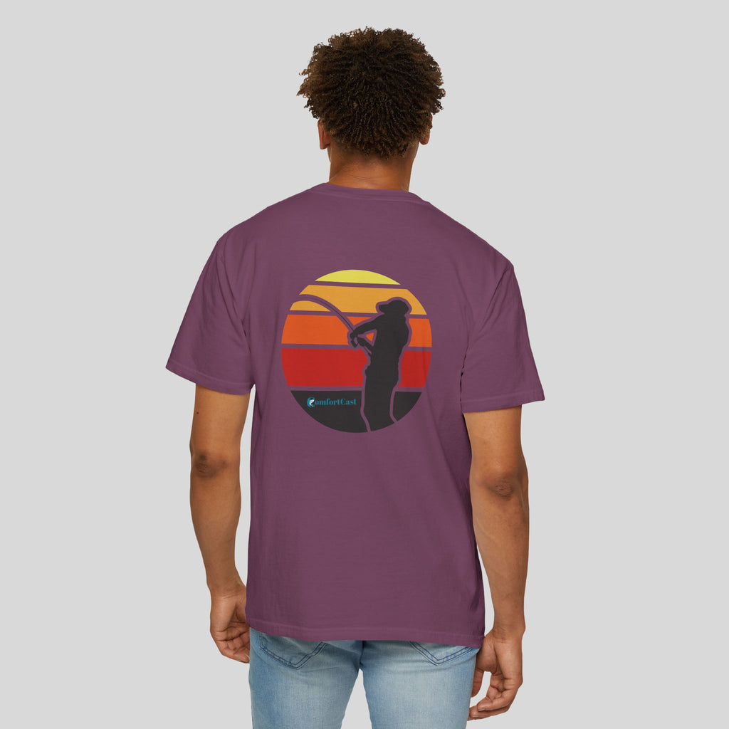 Fishing Sunset Graphic Tee — Unisex T-Shirt