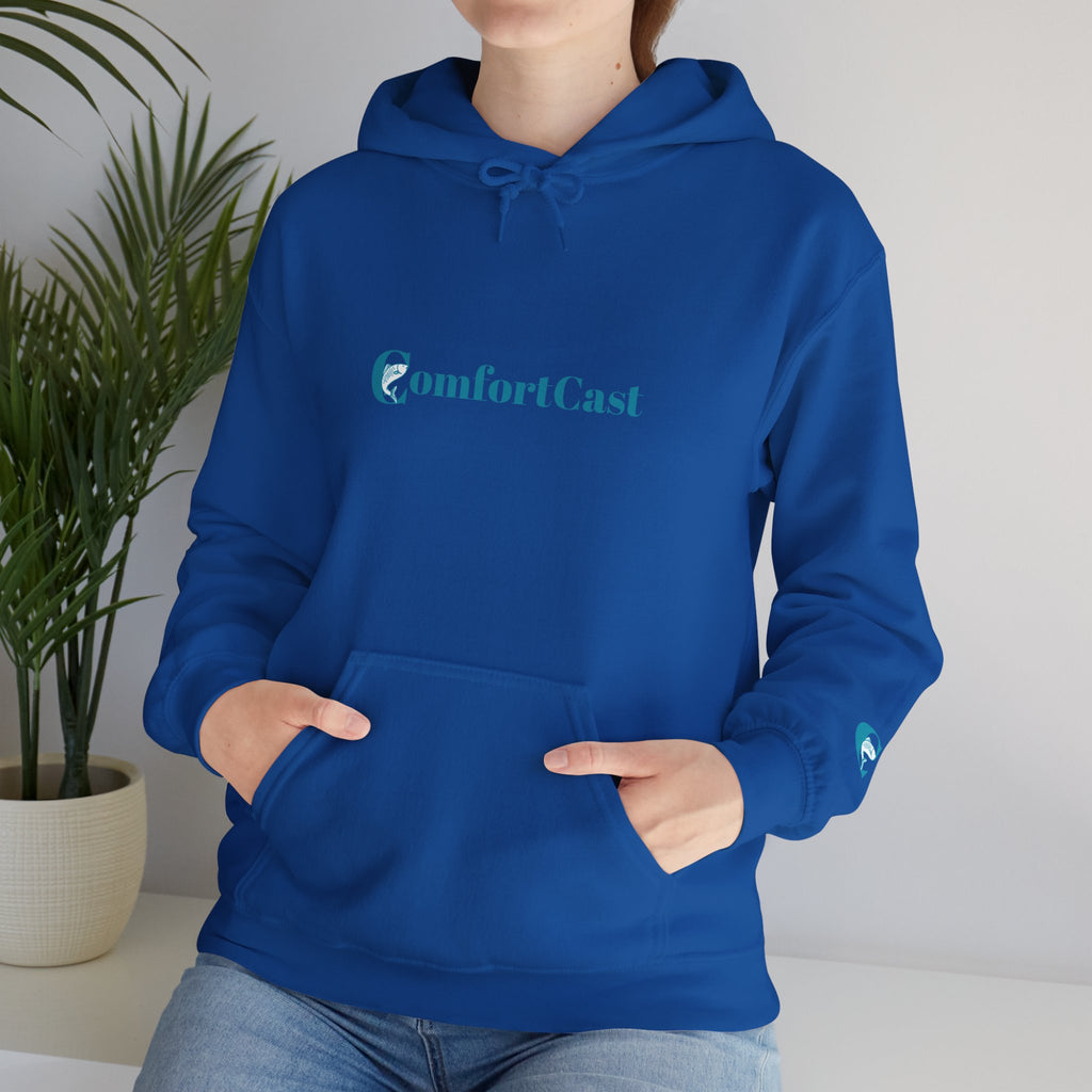 ComfortCast Logo Hoodie — Minimalist Unisex Hooded Sweatshirt
