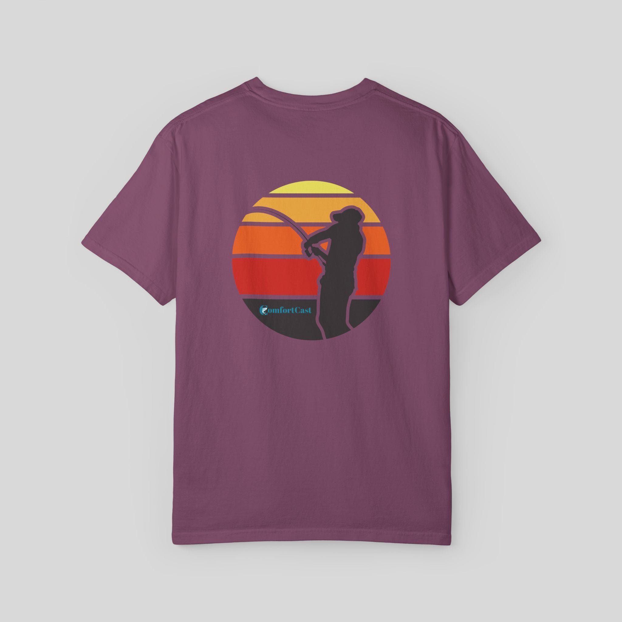 Fishing Sunset Graphic Tee — Unisex T-Shirt