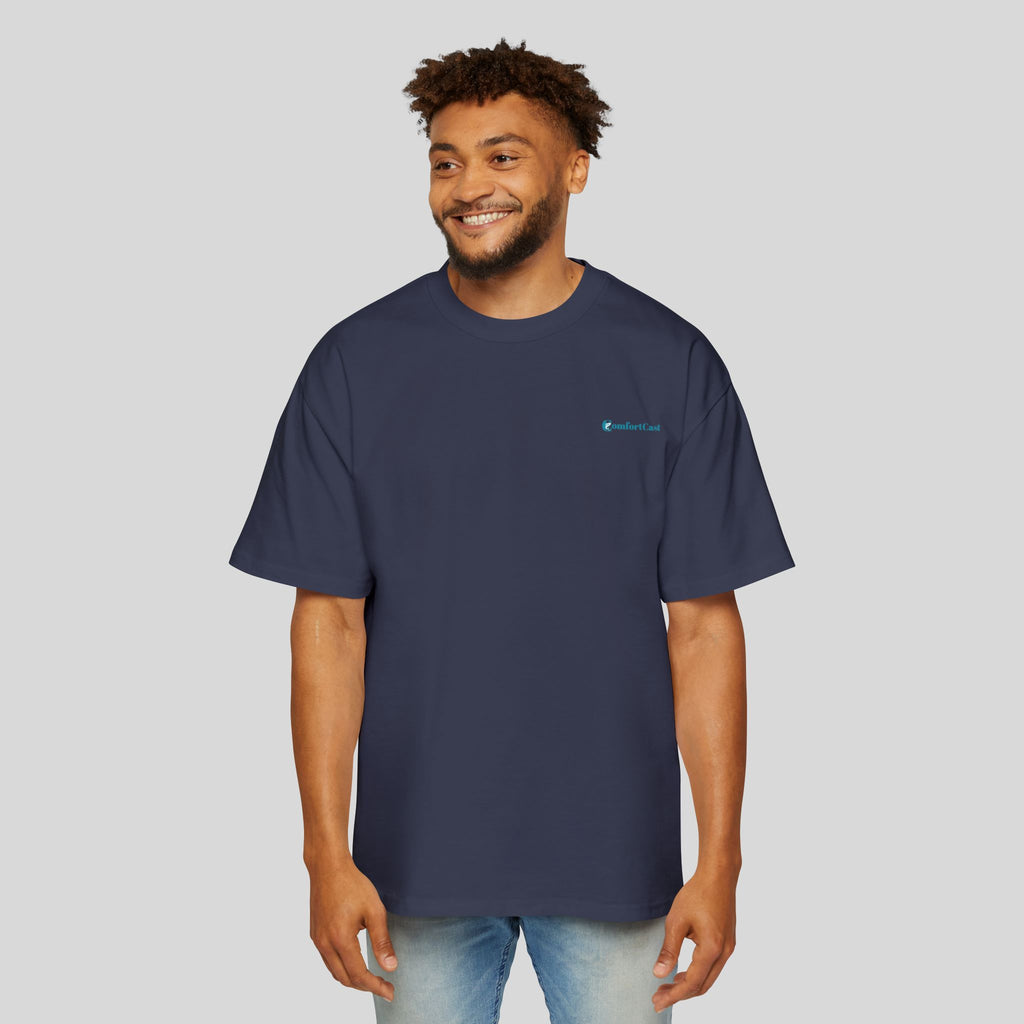 Men’s Oversized Bass Fishing American Flag Tee