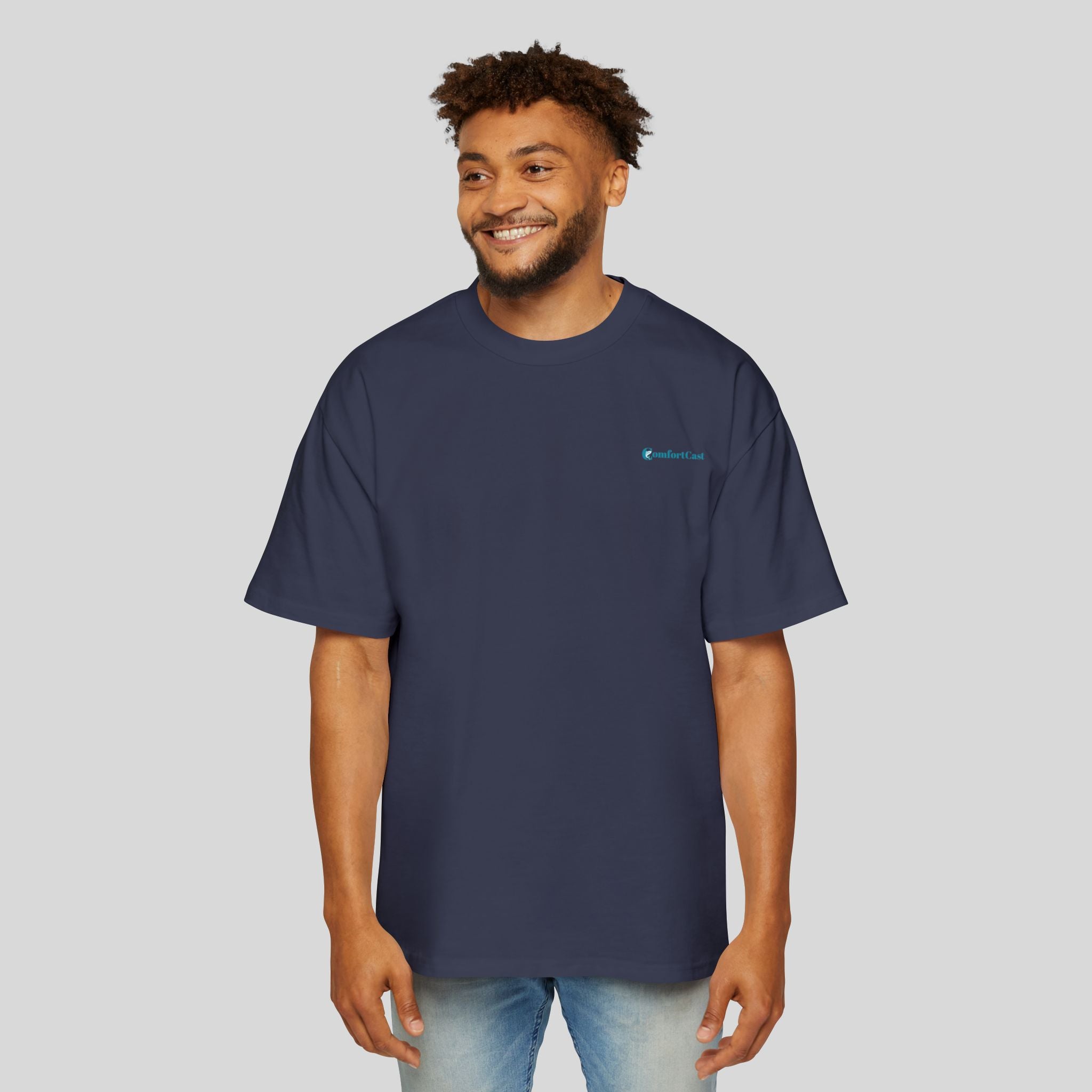 Men’s Oversized Bass Fishing American Flag Tee