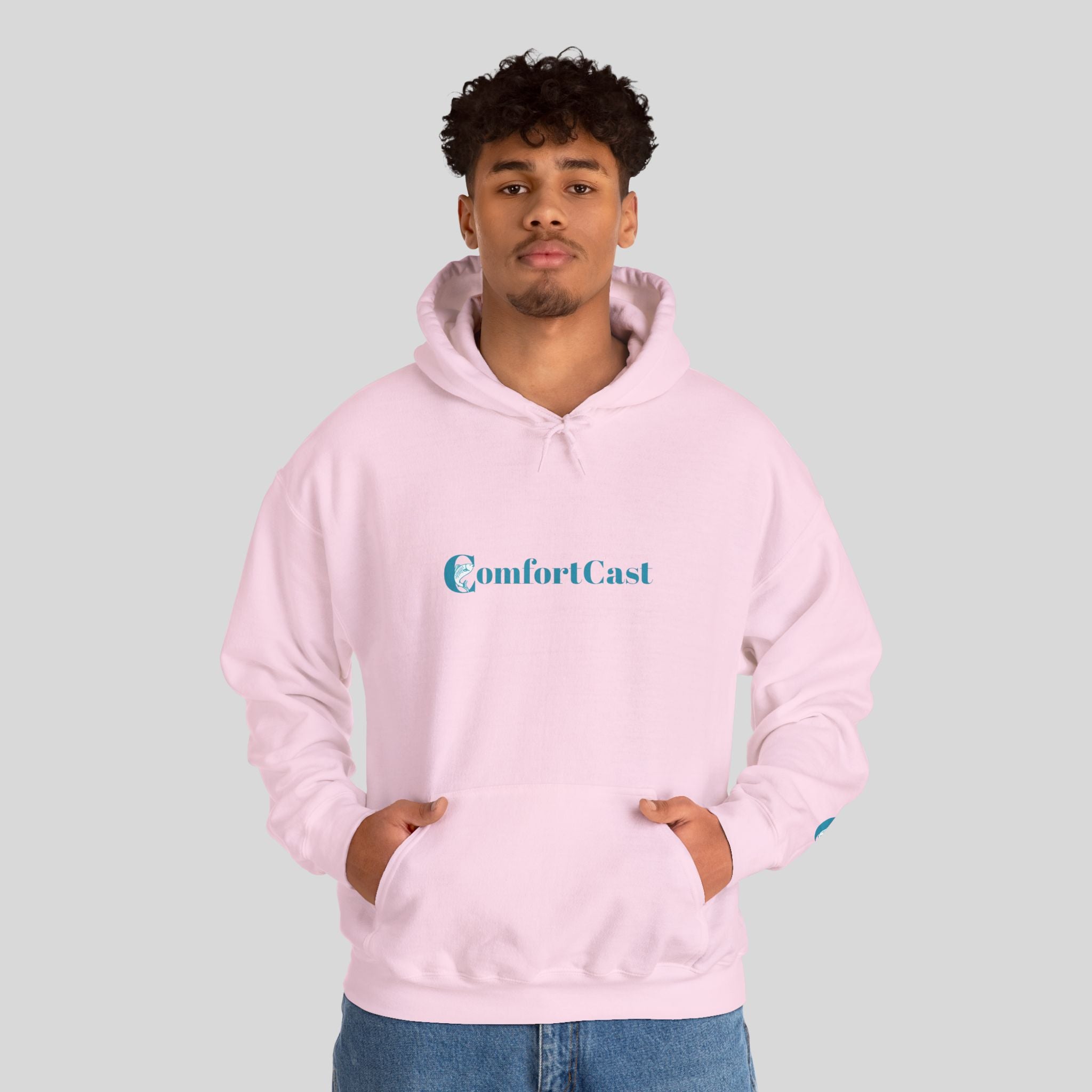 ComfortCast Logo Hoodie — Minimalist Unisex Hooded Sweatshirt
