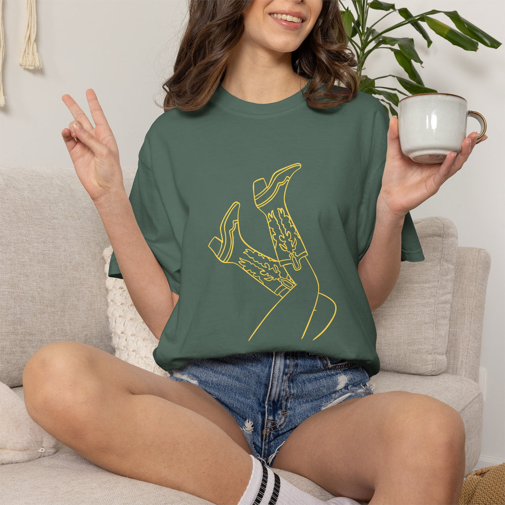 Kicking Back Tee — ComfortCast Unisex Graphic T-Shirt