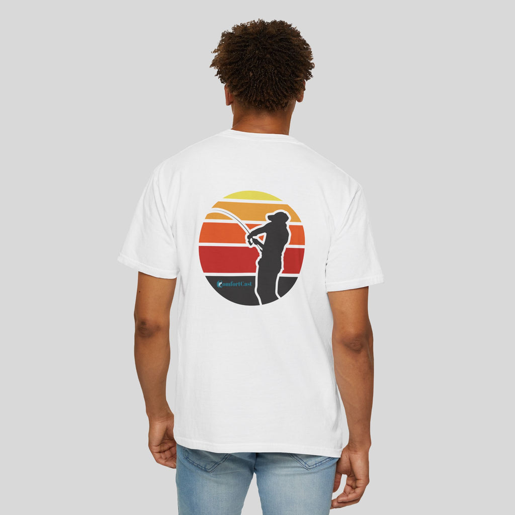 Fishing Sunset Graphic Tee — Unisex T-Shirt
