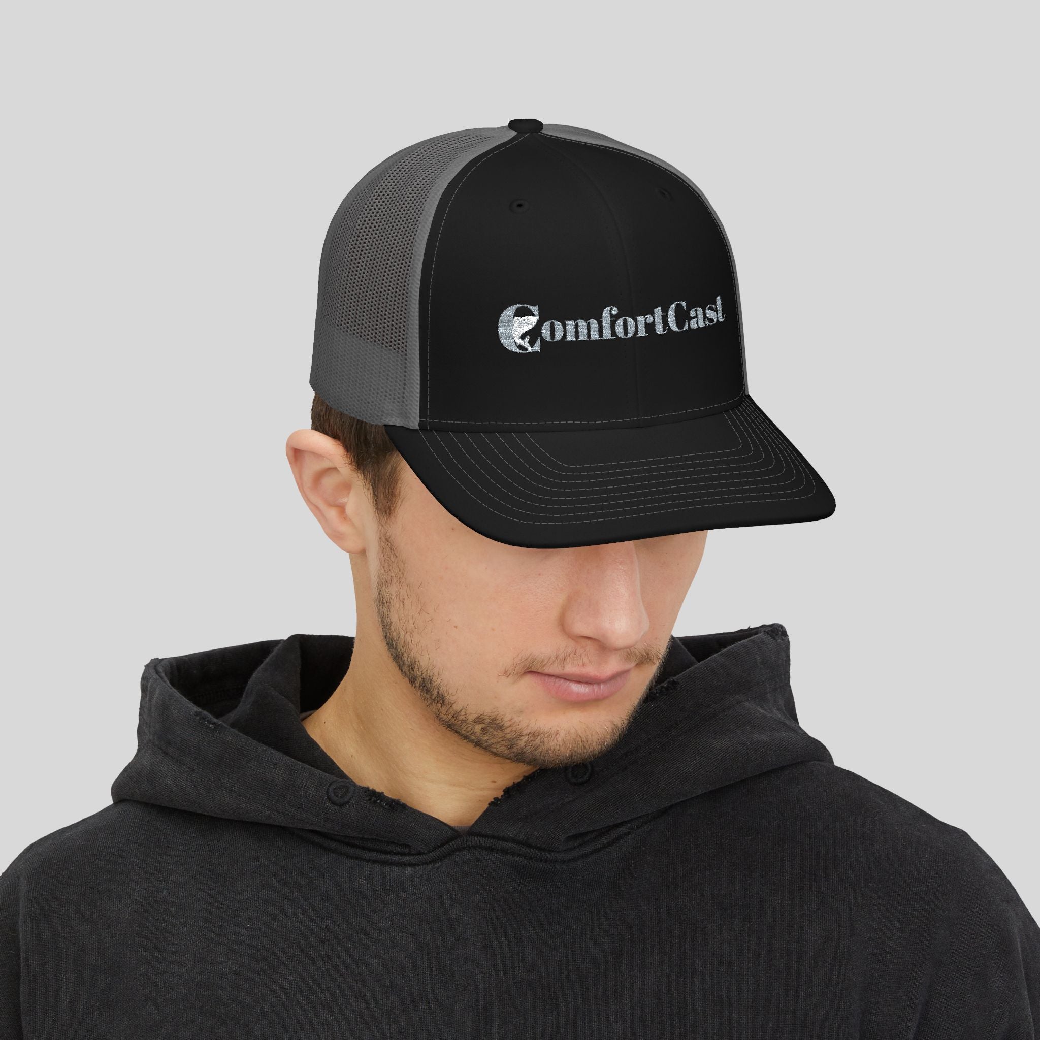 Trucker Cap — 'ComfortCast' Embroidered Mesh Snapback